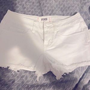 brand new w/out tags white jean shorts!